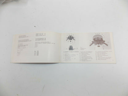 ORIGINAL 1980's LAVERDA LB125 OWNER USER MANUAL BOOK BOOKLET ITALIAN - MotoRaider