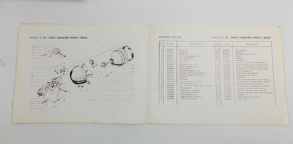 1970's LAVERDA 1000cc 3 CYLINDER PARTS MANUAL DIAGRAM BOOK MOTOR CHASSIS ITALIAN - MotoRaider