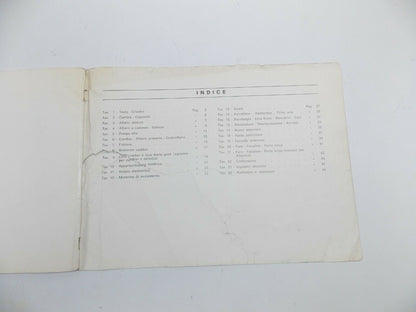 1970's LAVERDA 1000cc 3 CYLINDER PARTS MANUAL DIAGRAM BOOK MOTOR CHASSIS ITALIAN - MotoRaider