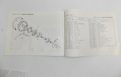 OEM 1970's LAVERDA 1000cc PARTS MANUAL DIAGRAM BOOK MOTOR CHASSIS ITALIAN - MotoRaider