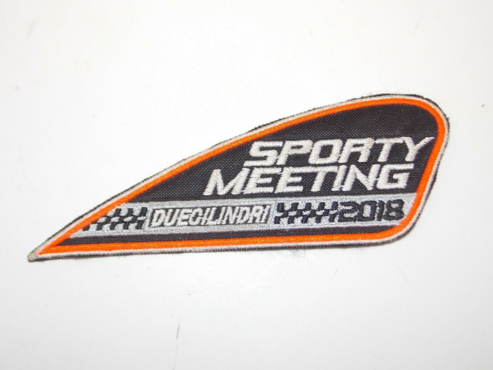 JACKET PATCH SPORTY TWINS MEETING 2018 ITALY HARLEY 5"x2" SPORSTER SOFT TAIL XR - MotoRaider