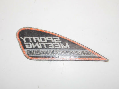 JACKET PATCH SPORTY TWINS MEETING 2018 ITALY HARLEY 5"x2" SPORSTER SOFT TAIL XR - MotoRaider