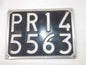 1970's VINTAGE CAR REAR LICENCE PLATE PARMA ITALY FERRARI MASERATI ALFA FIAT - MotoRaider