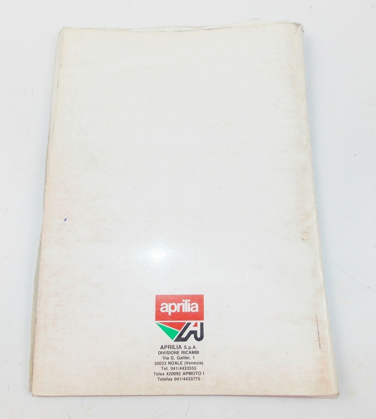 1991 APRILIA AF1 50 FUTURA FRAME MOTOR SPARE PARTS CATALOG BOOK MANUAL 317 - MotoRaider