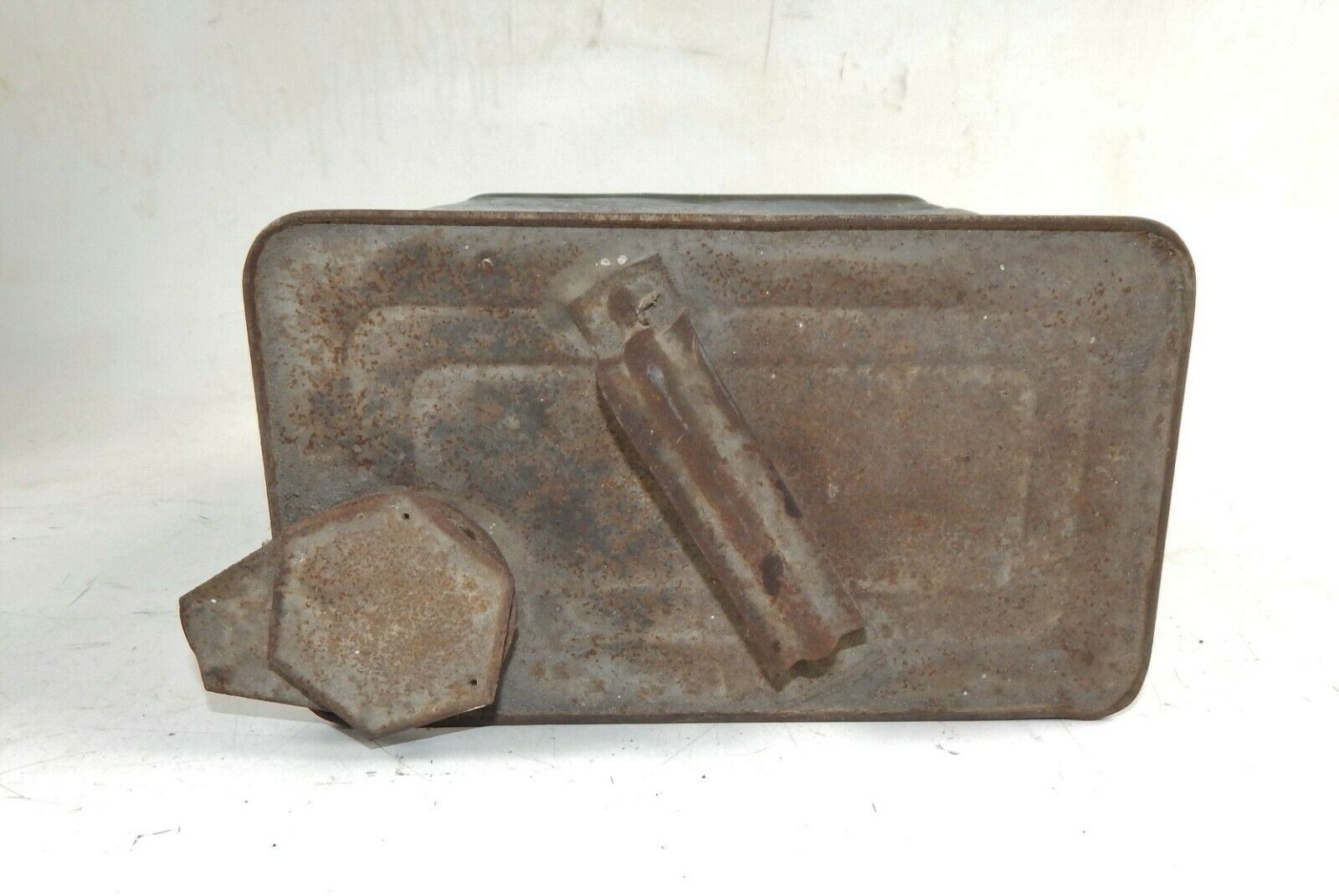 1960's TONICO MOTOR OIL R.O.M.A. CAN CONTAINER 1 GAL TIN 10x7.75x4.5" ITALY - MotoRaider