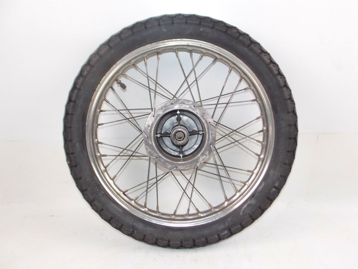 Italian Spoke Rims REAR WHEEL SPOKES HUB TIRE SPROCKET 1970's MORINI CORSARO VINTAGE ITAL ...