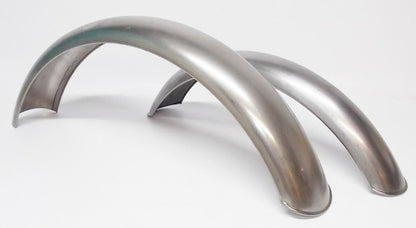 VINTAGE ENDURO SCRAMBLER CUSTOM FRONT 21" REAR 18" STEEL FENDER MUDGUARD ITALY - MotoRaider