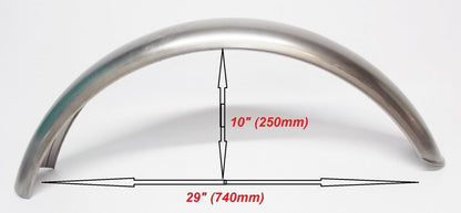 VINTAGE ENDURO SCRAMBLER CUSTOM FRONT 21" REAR 18" STEEL FENDER MUDGUARD ITALY - MotoRaider