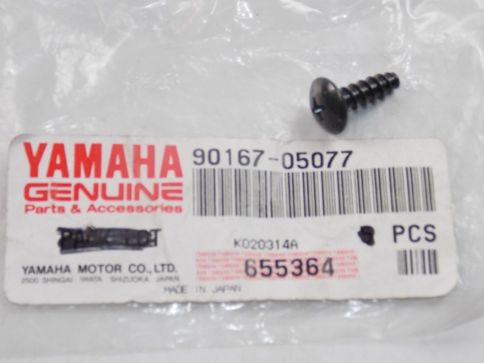 NOS YAMAHA 1997-2013 TAPPING SCREW  YZF600 XV19 RX10   90167-05077 - MotoRaider
