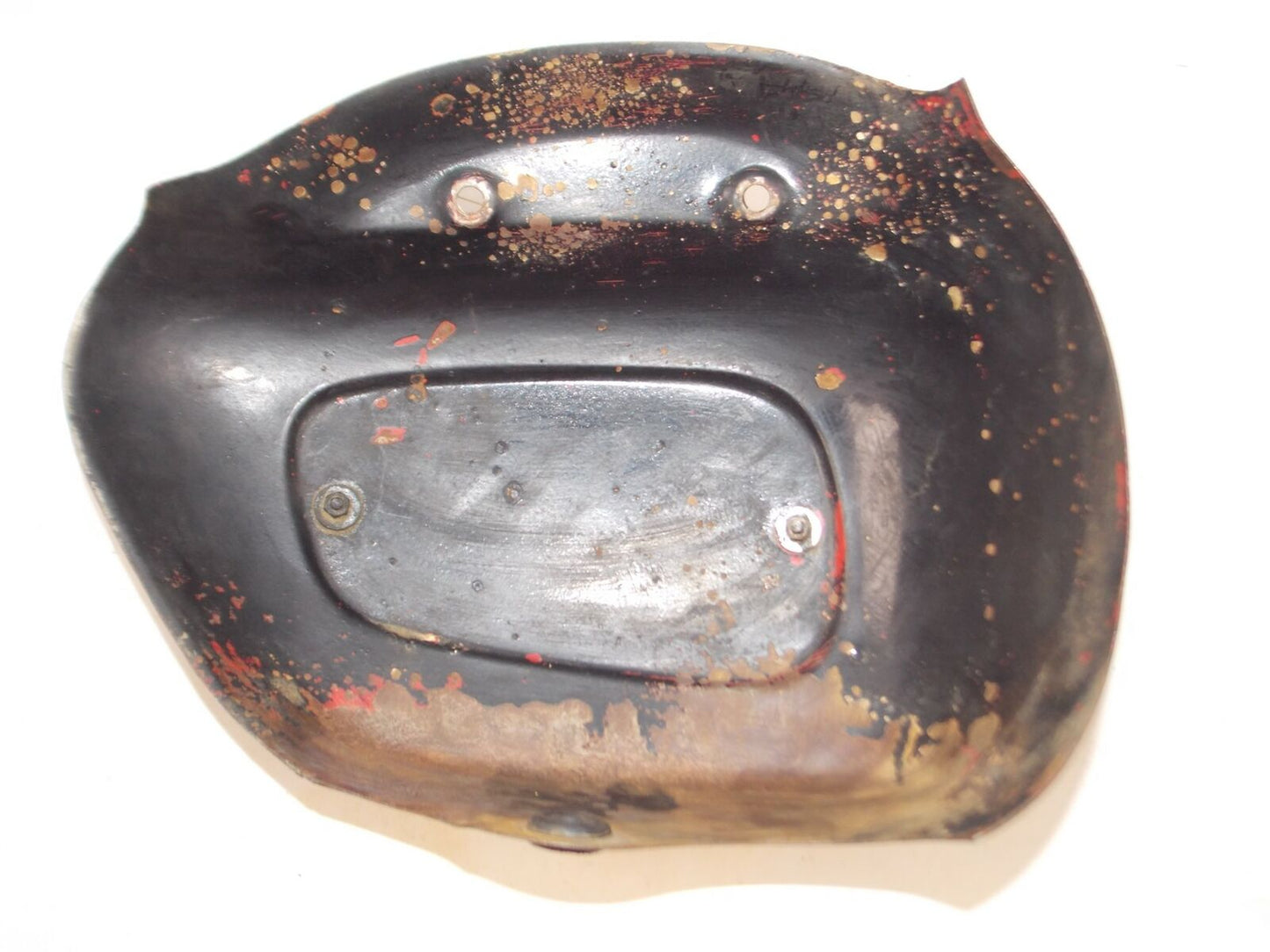 1972 MORINI CORSARO 125 FRAME CHASSIS TOOL BOX LEFT SIDE COVER STEEL PANEL - MotoRaider
