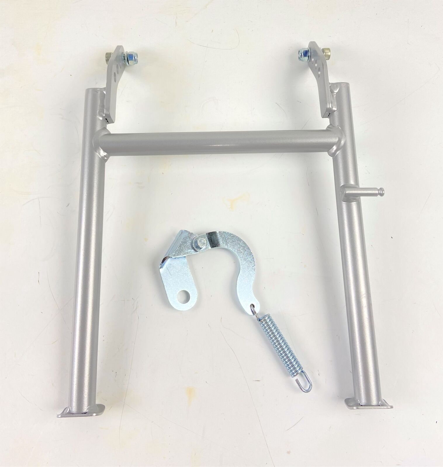 1972-1973 PENTON KTM 175 JACKPINER FRAME CHASSIS CENTER KICK STAND BLACK MOTOR - MotoRaider