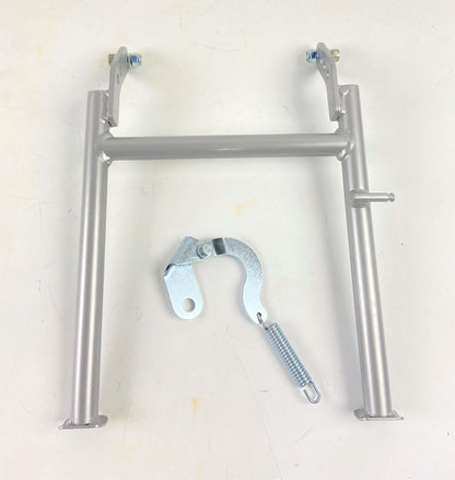 1972-1973 PENTON KTM 175 JACKPINER FRAME CHASSIS CENTER KICK STAND BLACK MOTOR - MotoRaider