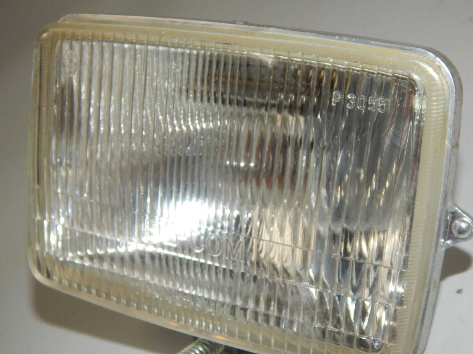 MOTORCYCLE EL-COM 6V HEADLIGHT REFLECTOR P-3055 130x90mm CAGIVA HUSQVARN DUCATI - MotoRaider