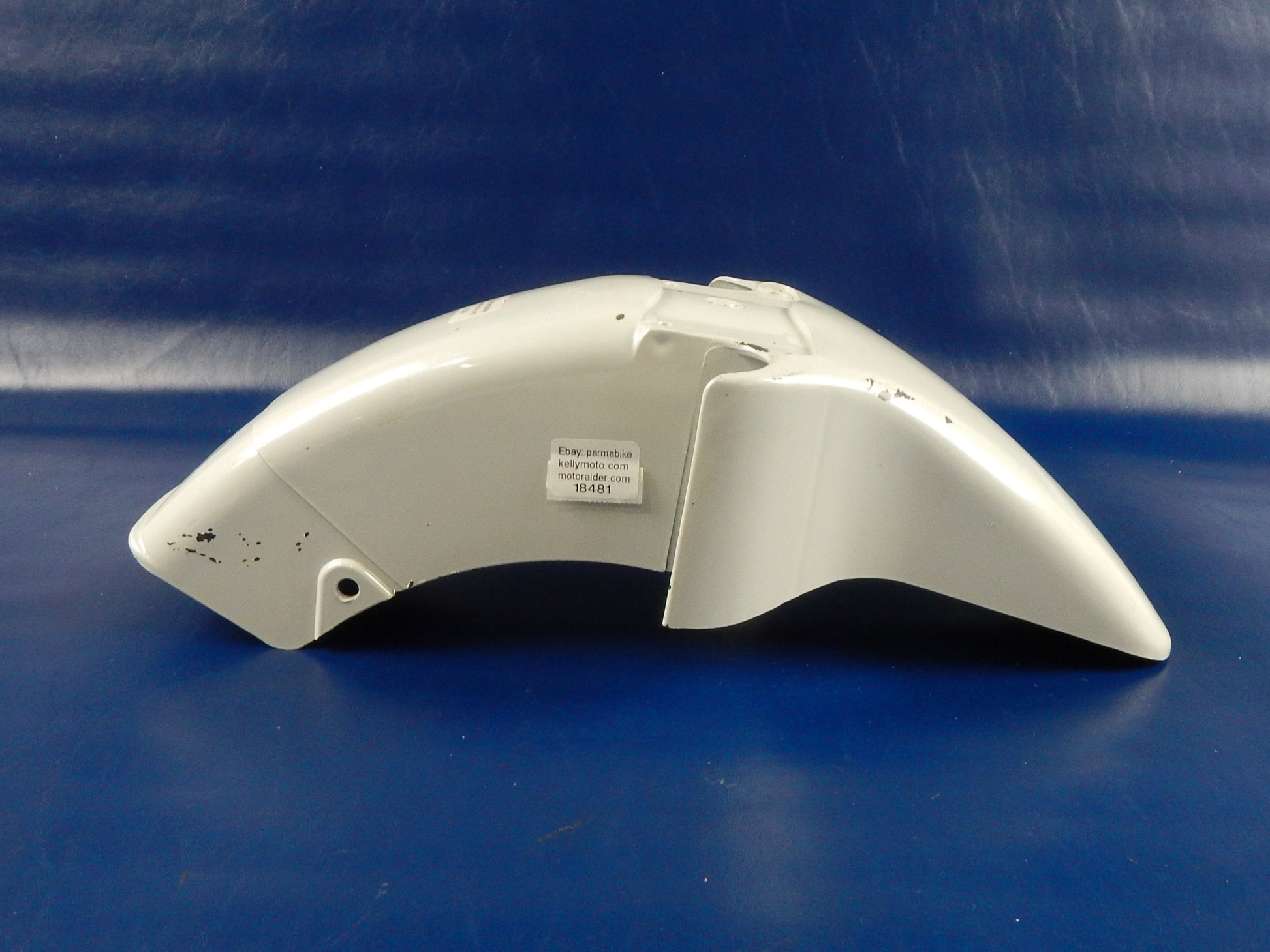 1980'S CAGIVA ALETTA ORO S2 125 FRONT FENDER MUD GUARD WHITE VINTAGE ITALY - MotoRaider
