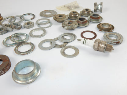 1970's MIX HARDWARE NUT FLANGE BALL BOLT WASHER SPACER PLUG SACHS PUCH HERCULES - MotoRaider