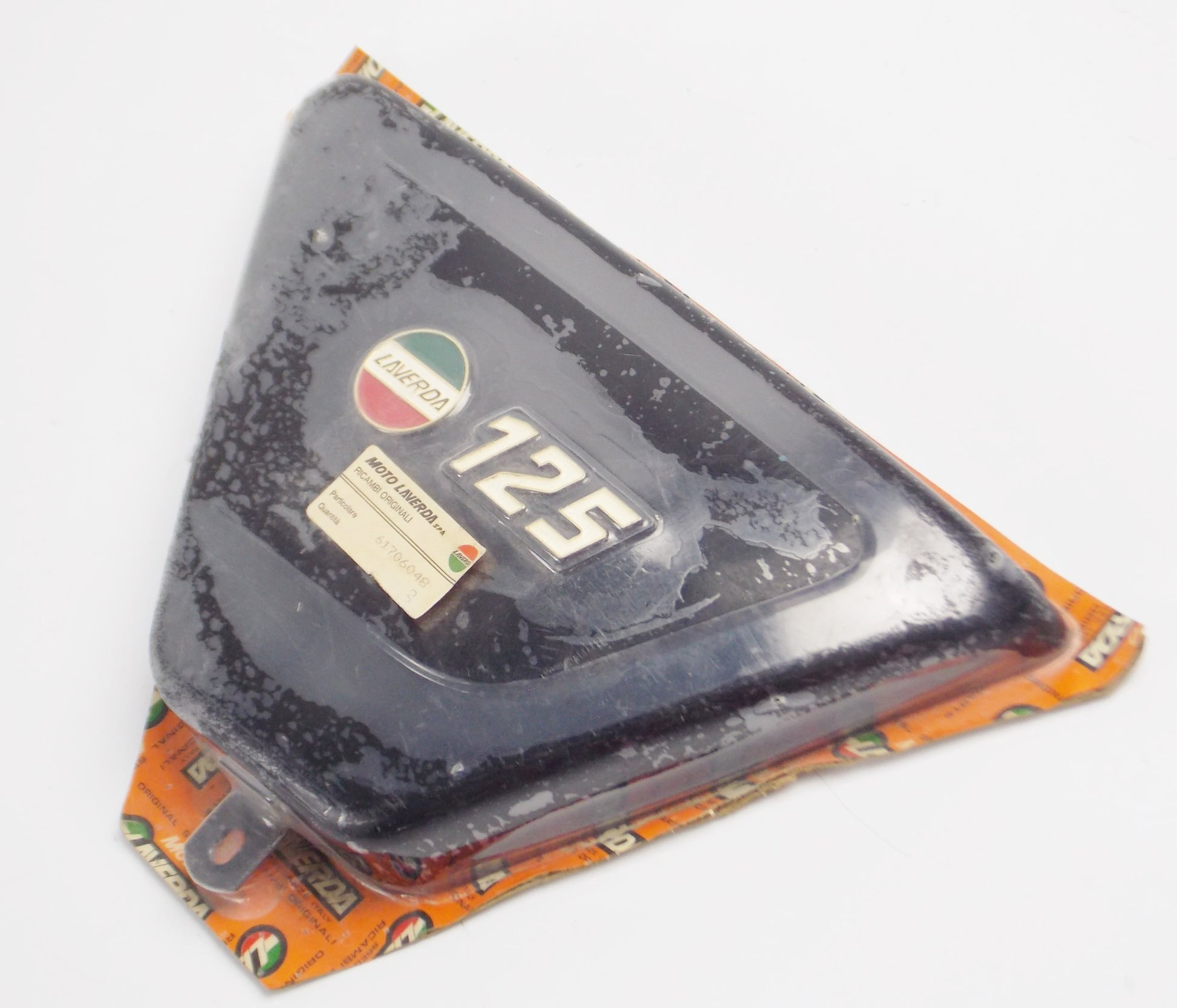 LAVERDA LZ 125 175 FRAME CHASSIS RH SIDE COVER PANEL BLACK 61706048 61 706 048 - MotoRaider