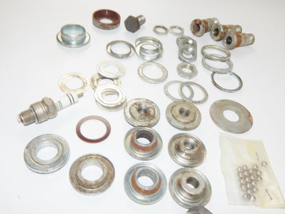 1970's MIX HARDWARE NUT FLANGE BALL BOLT WASHER SPACER PLUG SACHS PUCH HERCULES - MotoRaider