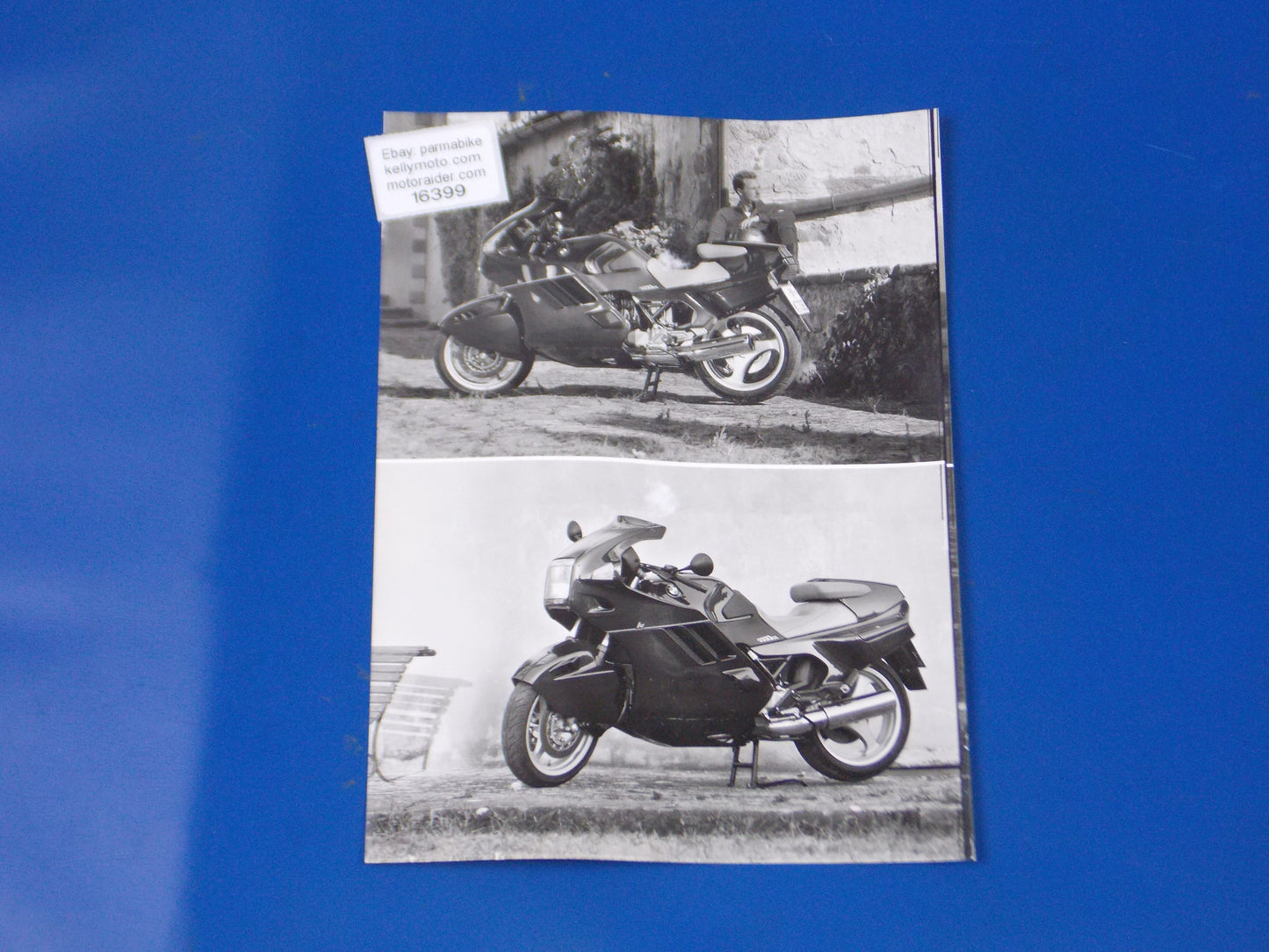 BMW K1 ORIGINAL DEALER BW PHOTO VINTAGE BROCHURE 7 In. x 9 1/2 In. - MotoRaider