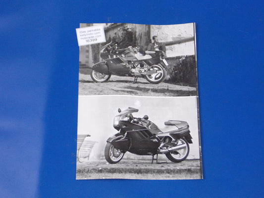 BMW K1 ORIGINAL DEALER BW PHOTO VINTAGE BROCHURE 7 In. x 9 1/2 In. - MotoRaider