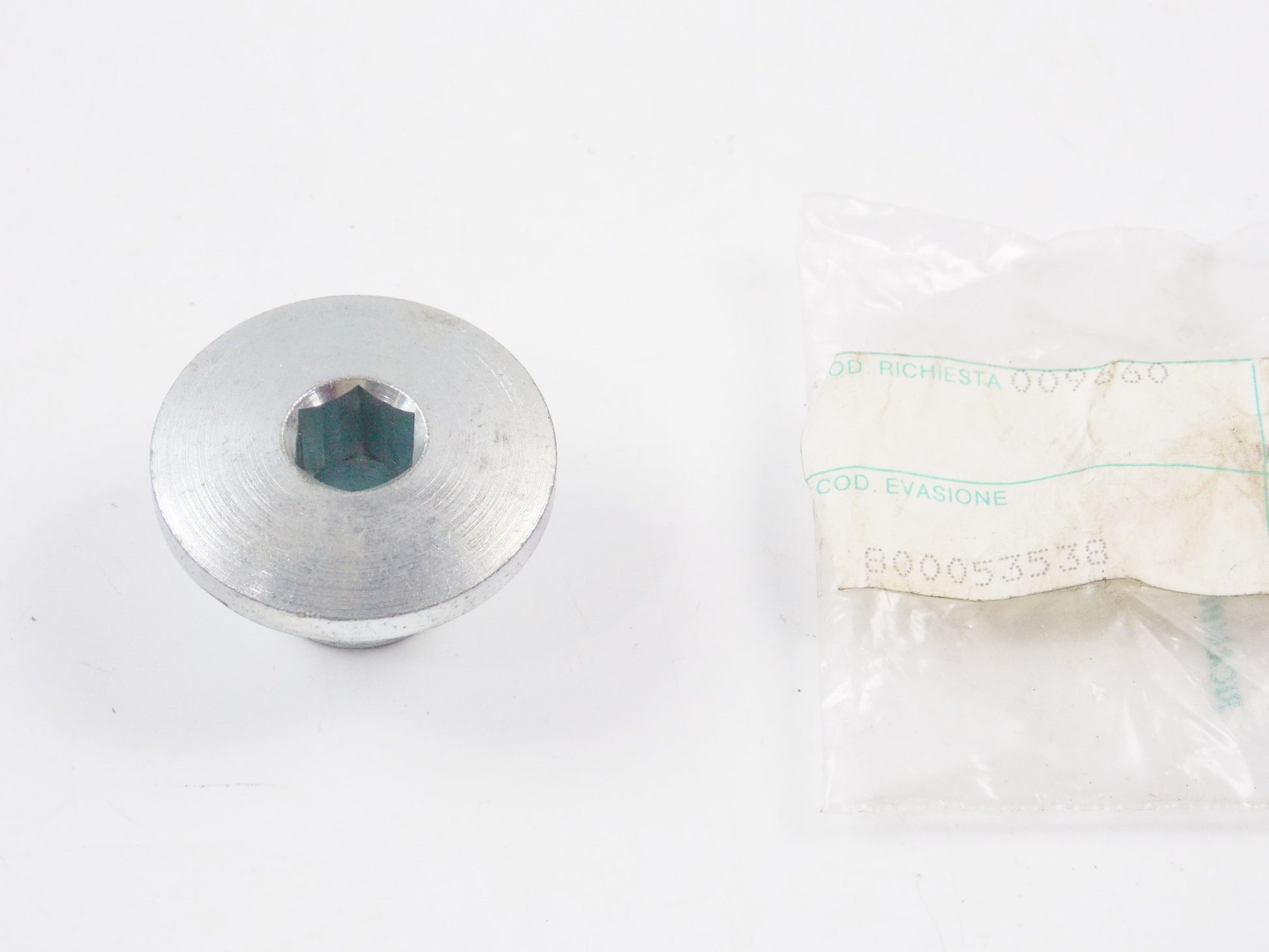 NOS OEM CAGIVA ´92 FRECCIA 125 -C12R 6 SPEED FRONT FORK ASSEMBLY SCREW 800053538 - MotoRaider