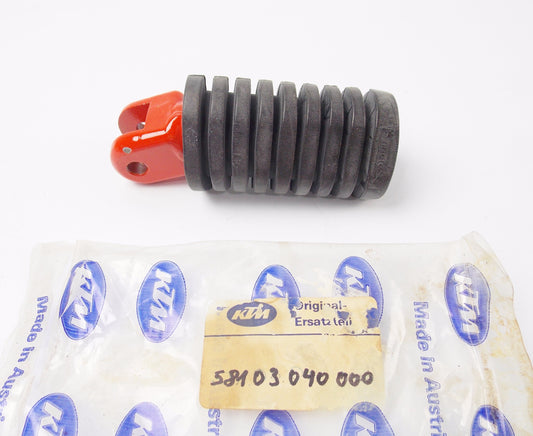NOS OEM KTM INCAS '88 LH REAR FOOTREST 58103040000 | 581.03.040.000 - MotoRaider