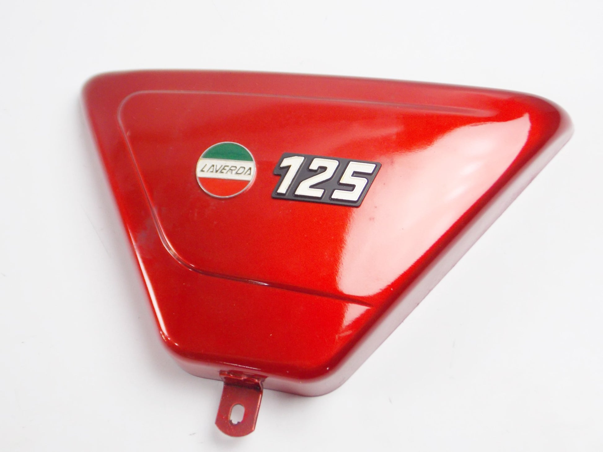 OEM LAVERDA LZ 125 175 FRAME CHASSIS LH SIDE COVER PANEL RED 61706050 61 706 050 - MotoRaider
