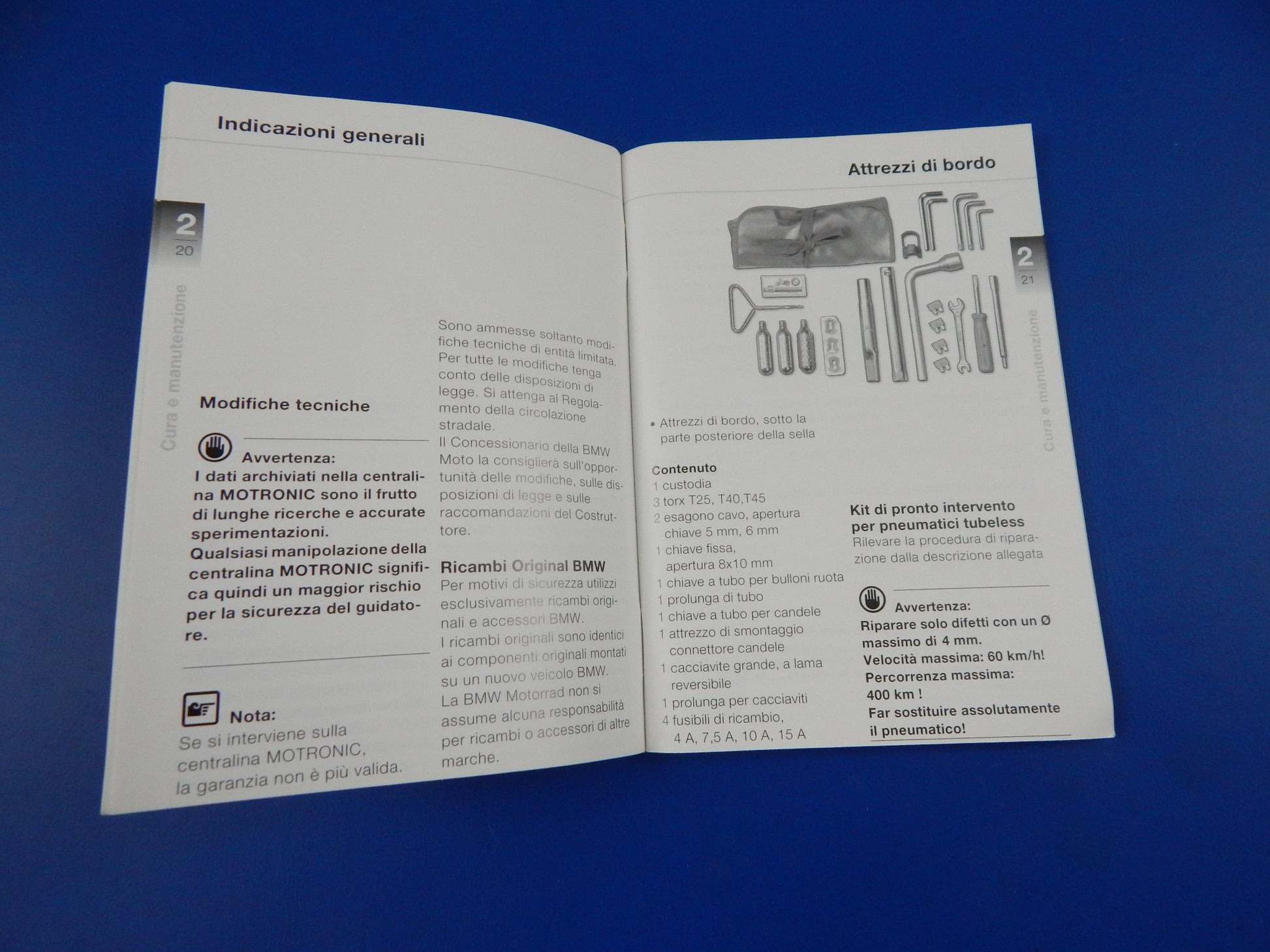 2002 BMW R-850-R R-1150-R OWNER MAINTENANCE MANUAL BOOK LOG ITALIAN VINTAGE - MotoRaider