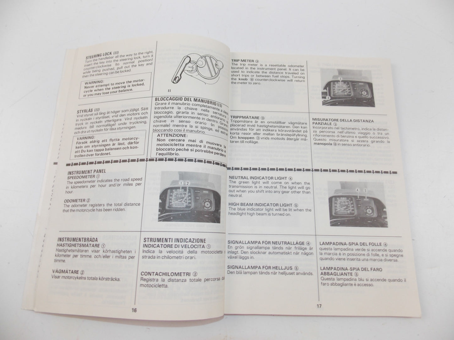 10/1985 OWNER MANUAL CATALOG SUZUKI DR600S ENGLISH ITALIAN FRENCH 9901-14A21-011 - MotoRaider