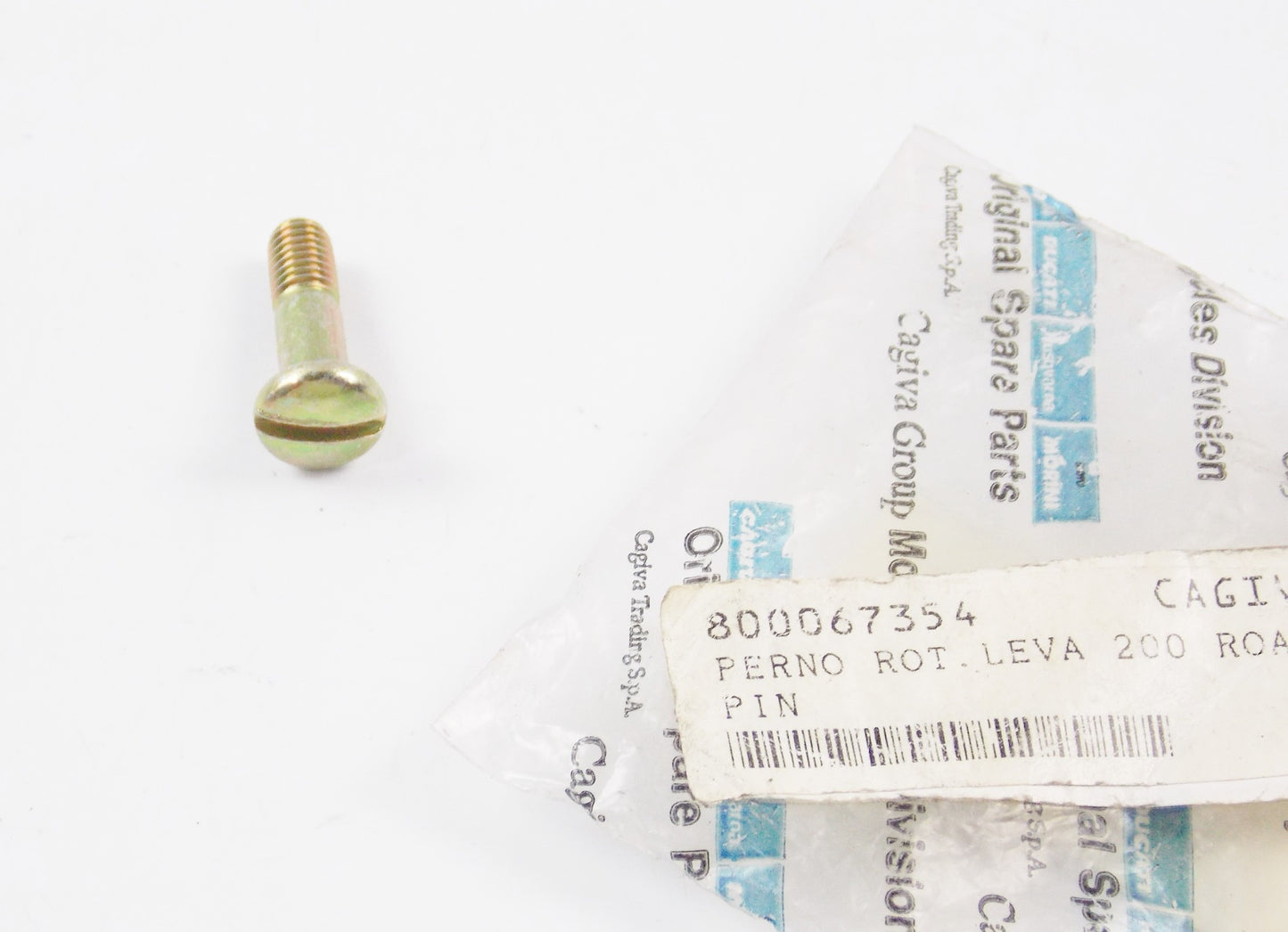 NOS OEM CAGIVA 1992 MITO 2 / 1993 MITO REPLICA/ 1992-1993 PRIMA 50 PIN 800067354 - MotoRaider