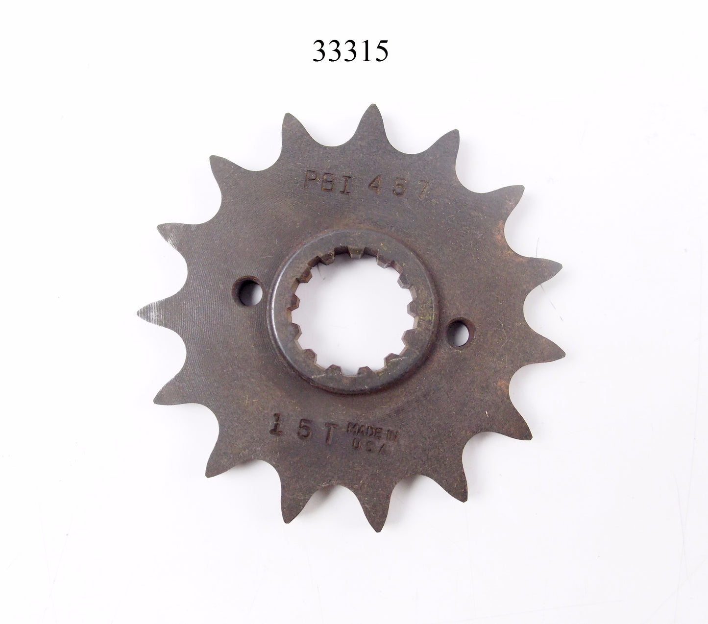 PBI FRONT SPROCKET 15T KAWASAKI ZX400 | SUZUKI GSF500 | YAMAHA 457-15 | 33315 - MotoRaider