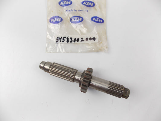 NOS OEM KTM 1988-1989 240/250 MX MAINSHAFT ENGINE TYPE 545 54533002000 - MotoRaider