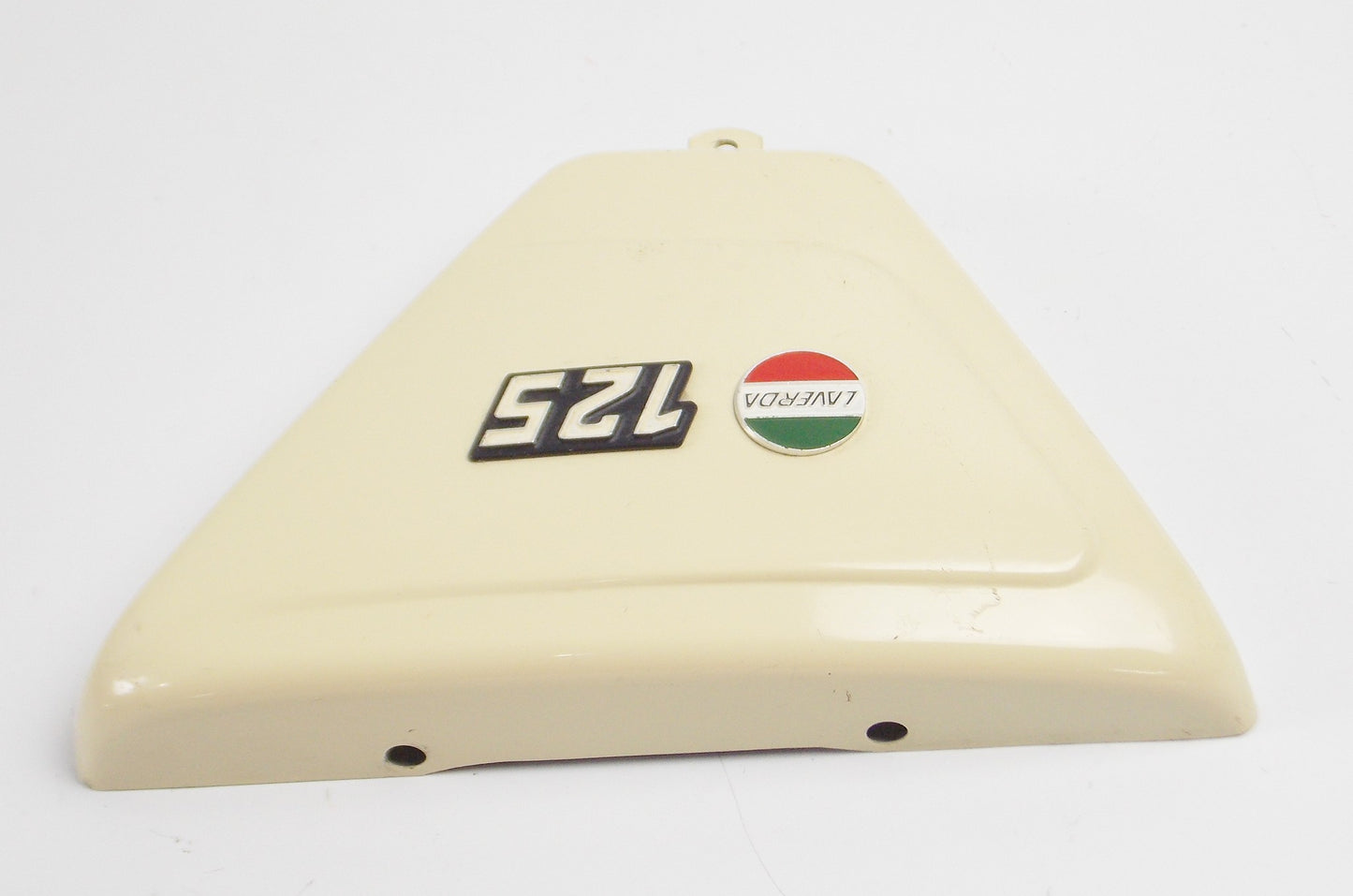 OEM LAVERDA LZ 125 175 FRAME RH SIDE COVER PANEL WHITE CREAM 61706048 61 706 048 - MotoRaider