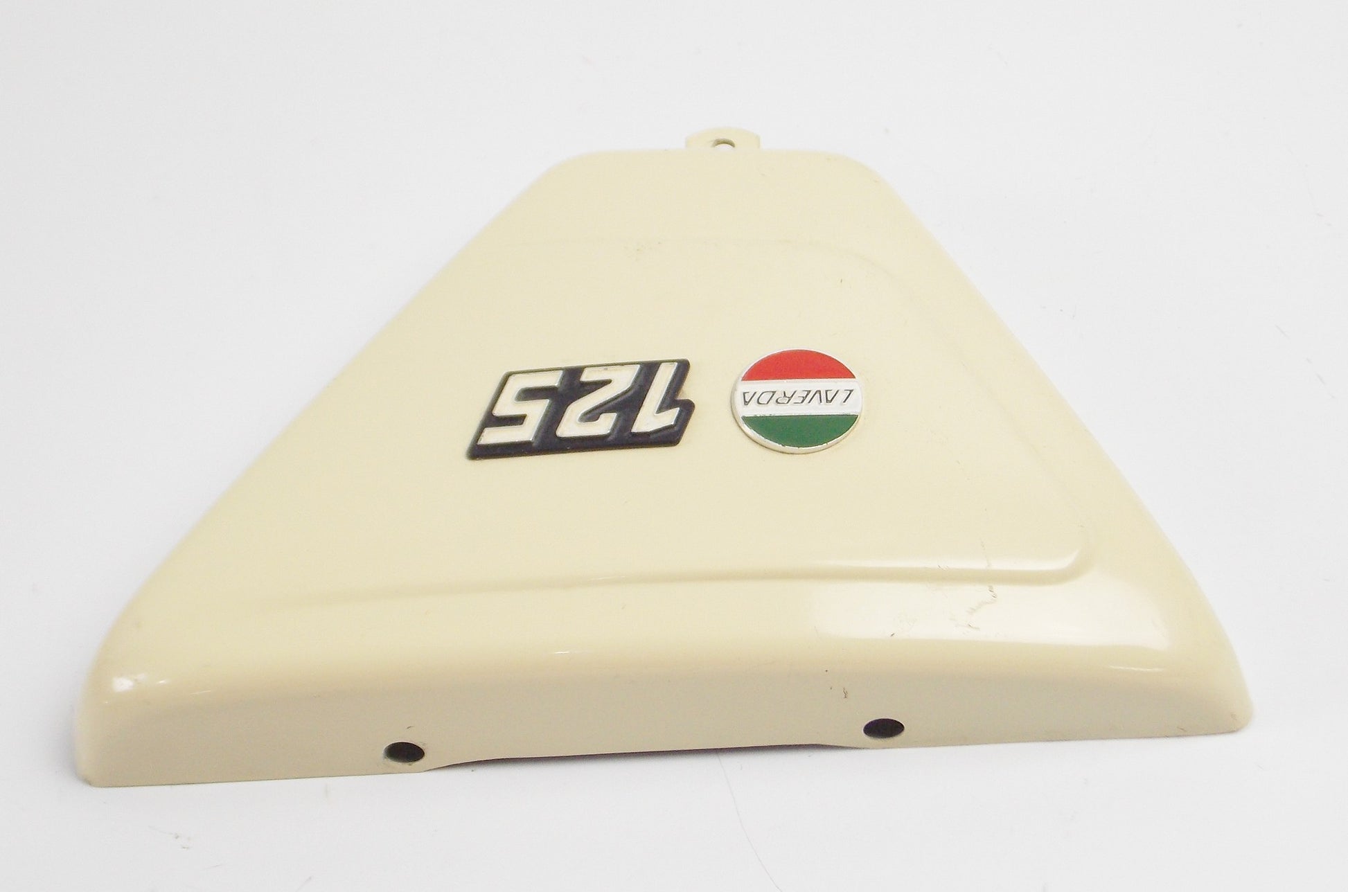 OEM LAVERDA LZ 125 175 FRAME RH SIDE COVER PANEL WHITE CREAM 61706048 61 706 048 - MotoRaider