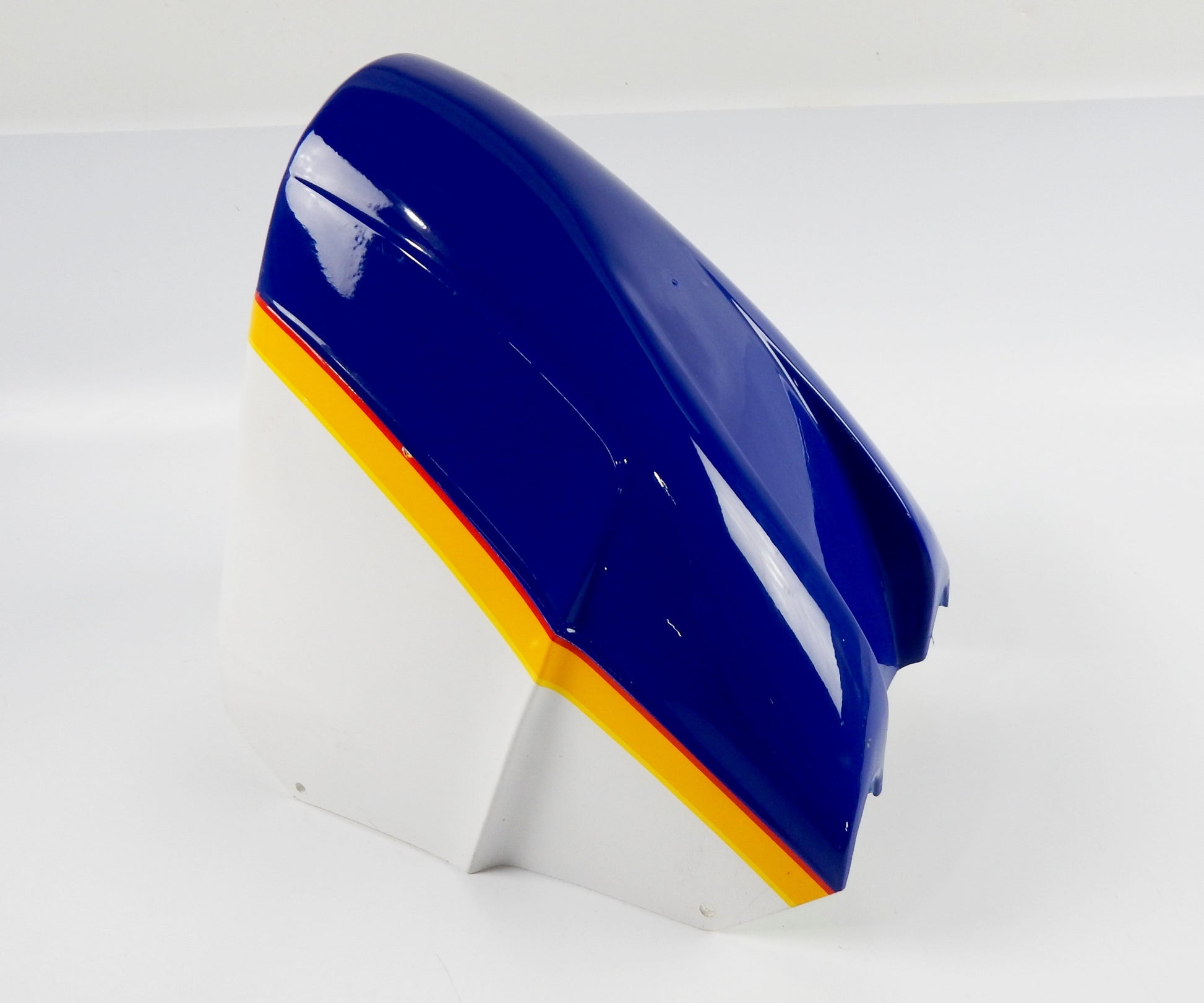 1988 CAGIVA FRECCIA C9 PLASTIC MUD GUARD FRONT FENDER BLUE-YELLOW-WHITE VINTAGE - MotoRaider