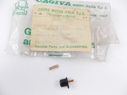 NOS OEM CAGIVA 1981 SST 125 HORN BUTTON SET 800033873 - MotoRaider