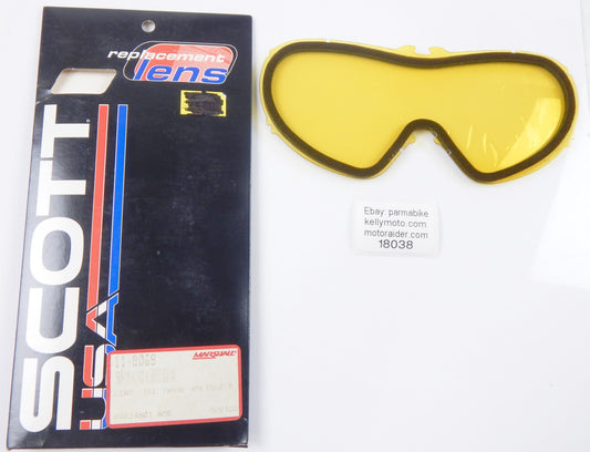 SCOTT USA VOLTAGE REPLACEMENT AMBER THERMAL GOGGLES LENS VISOR 09-0348-01 AMBER - MotoRaider