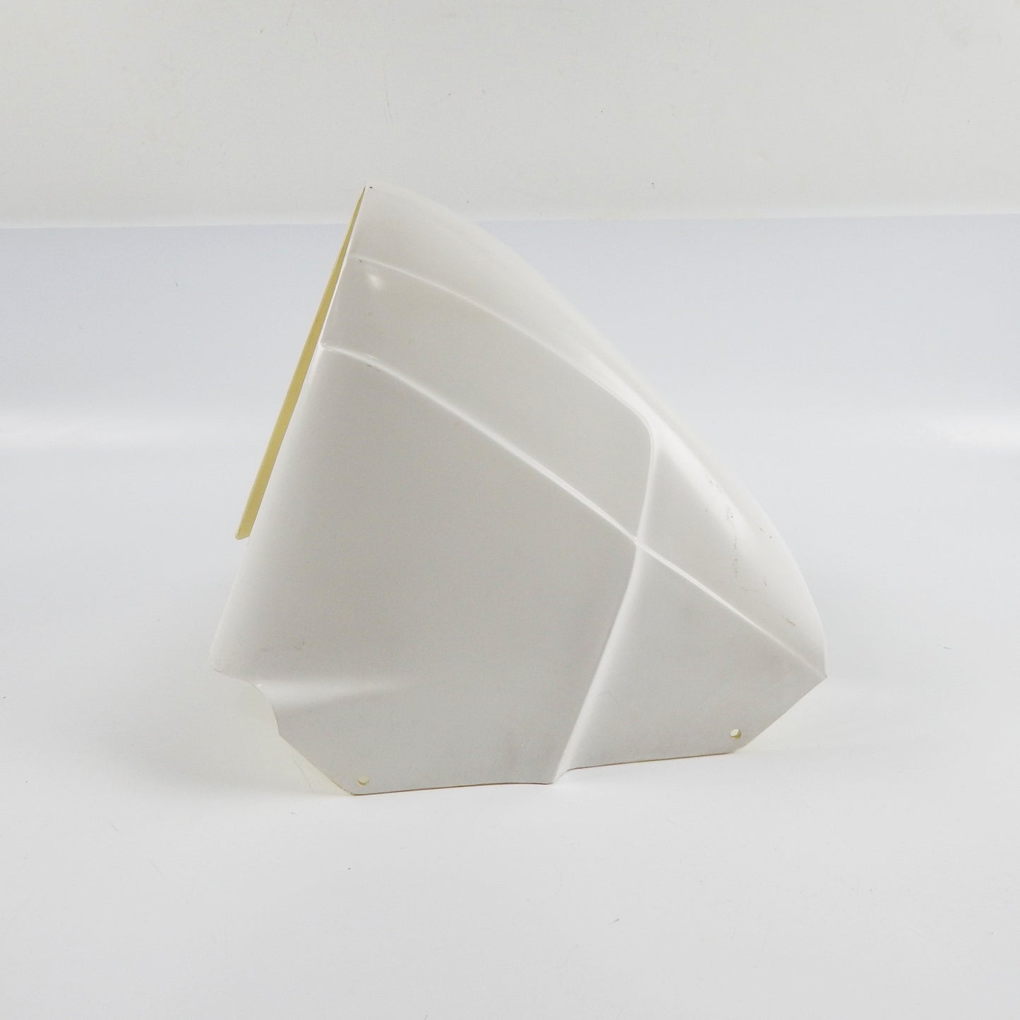 1988 CAGIVA FRECCIA C9 VINTAGE MOTORCYCLE PLASTIC MUD GUARD FRONT FENDER WHITE - MotoRaider
