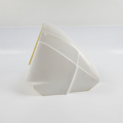 1988 CAGIVA FRECCIA C9 VINTAGE MOTORCYCLE PLASTIC MUD GUARD FRONT FENDER WHITE - MotoRaider