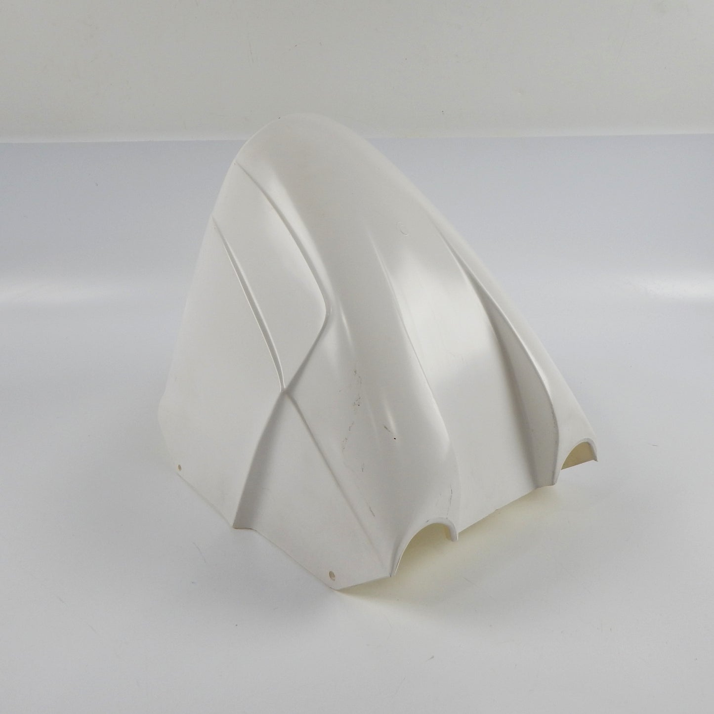 1988 CAGIVA FRECCIA C9 VINTAGE MOTORCYCLE PLASTIC MUD GUARD FRONT FENDER WHITE - MotoRaider