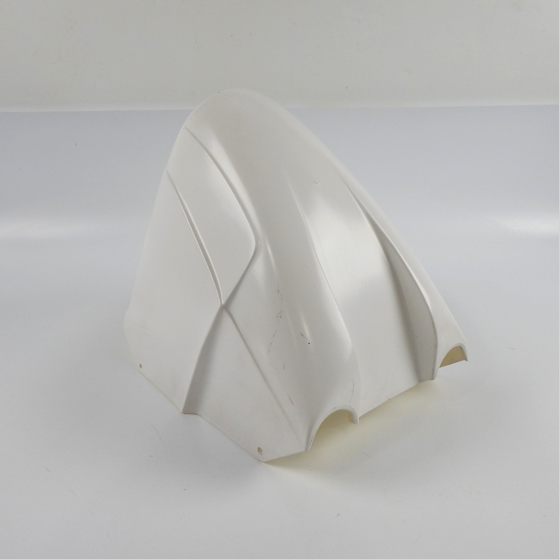 1988 CAGIVA FRECCIA C9 VINTAGE MOTORCYCLE PLASTIC MUD GUARD FRONT FENDER WHITE - MotoRaider