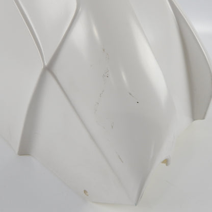 1988 CAGIVA FRECCIA C9 VINTAGE MOTORCYCLE PLASTIC MUD GUARD FRONT FENDER WHITE - MotoRaider
