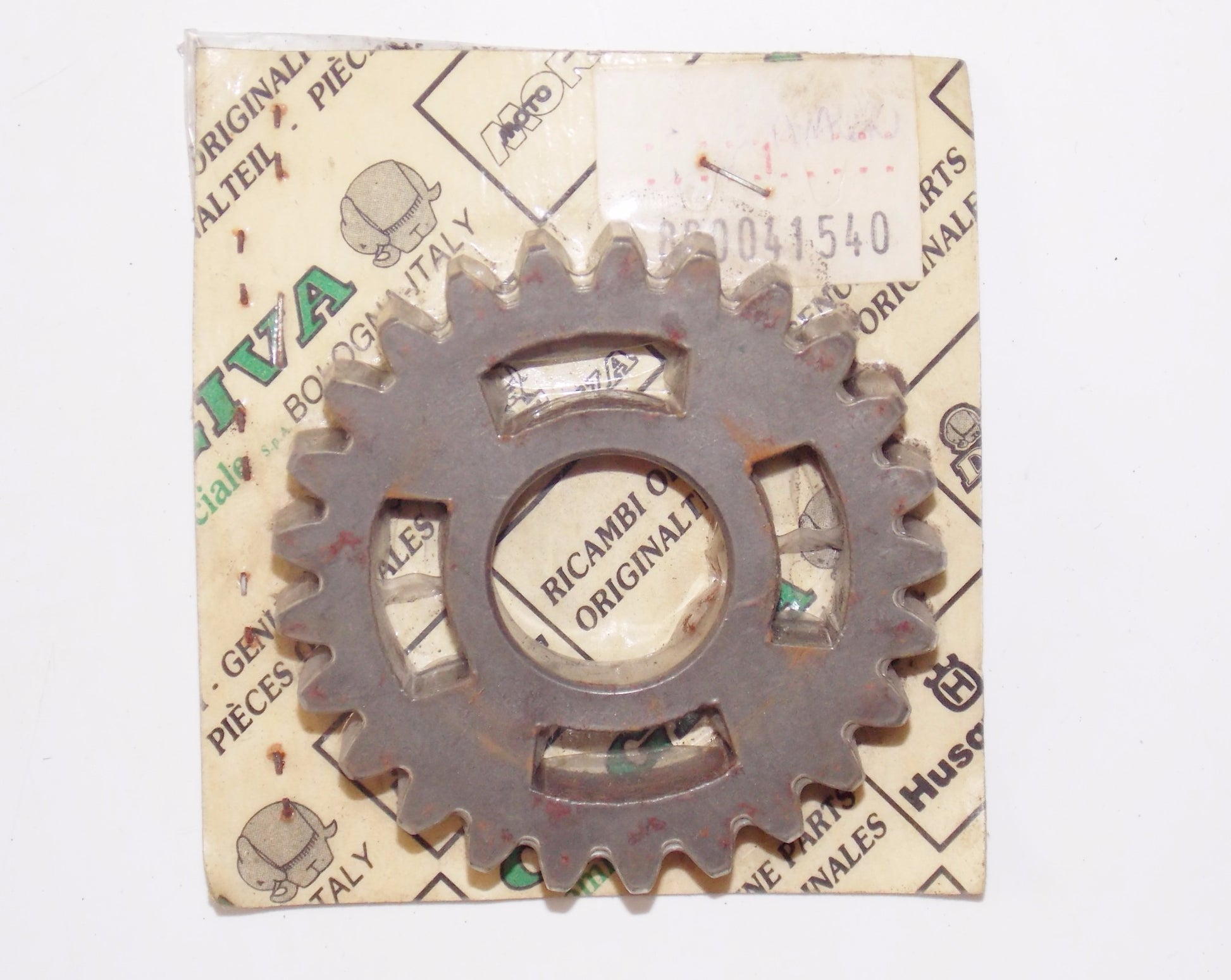 NOS OEM CAGIVA ALA ROSSA FOR V.I.N. 3L000552 MAIN SHAFT GEAR 5th T=25 800041540 - MotoRaider