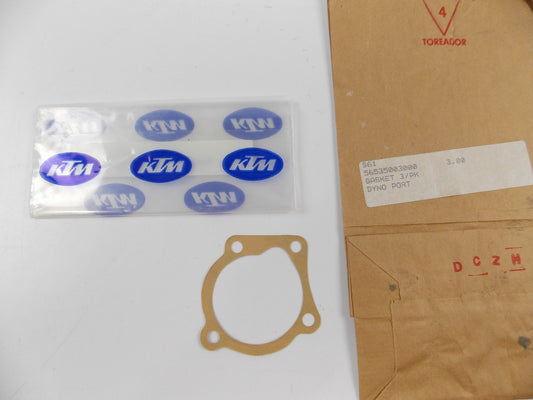 NOS OEM KTM 1994 DUKE 400 / SX440 WATER PUMP COVER GASKET 56535003000 | S61 - MotoRaider