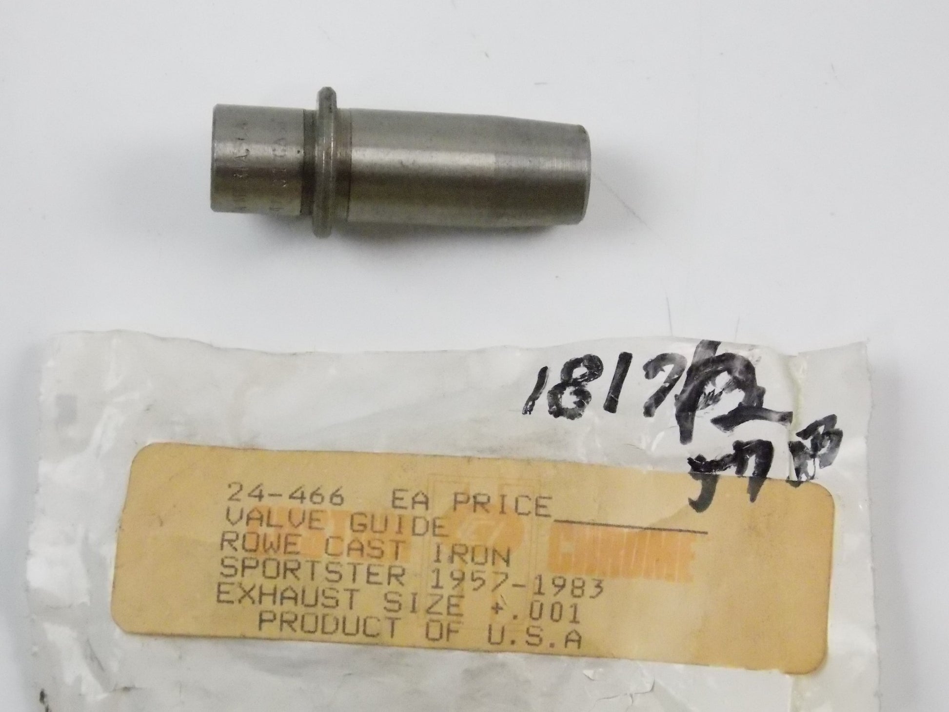 NOS CUSTOM CHROME 1957-1983 SPORTSTER VALVE CAST IRON 24-466 - MotoRaider