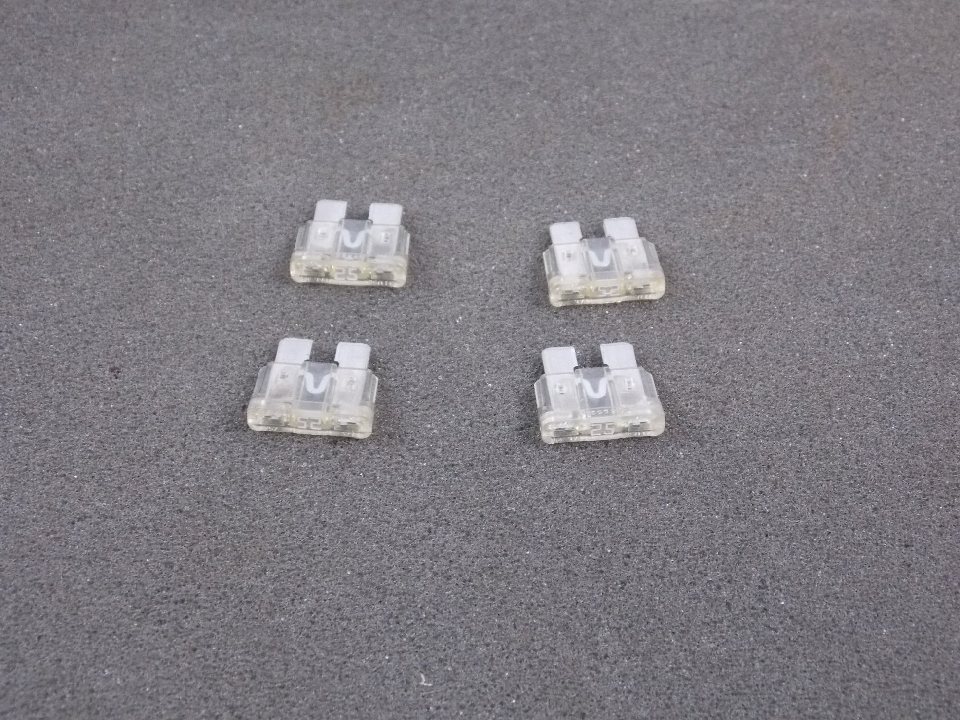 25 Amp BLADE FUSE SET OF 4 - MotoRaider