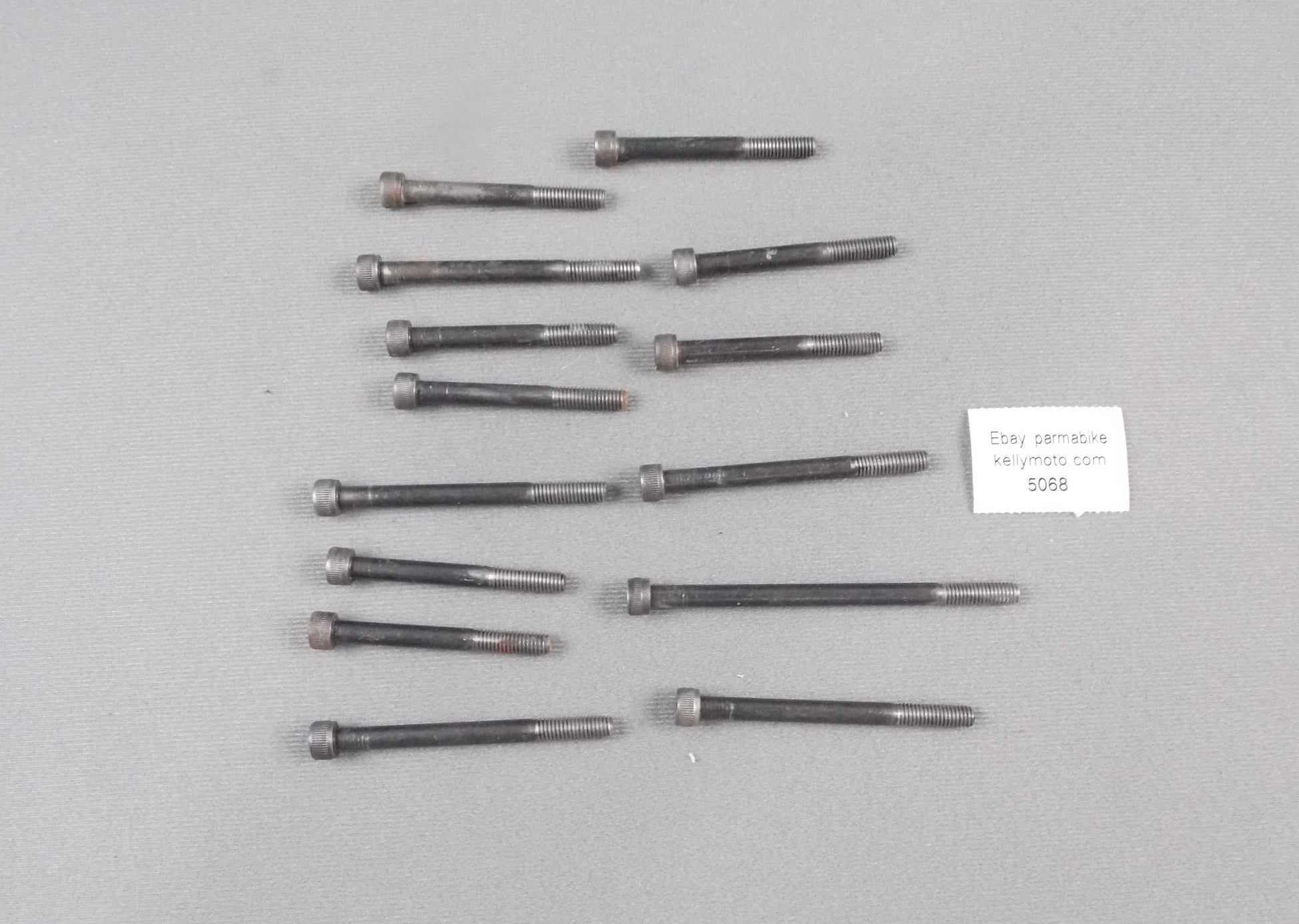 OEM YAMAHA 1976 YZ400 ENGINE CRANKCASE BOLT SCREW MOTOR CENTER CASES - MotoRaider