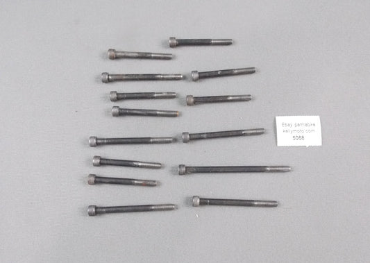 OEM YAMAHA 1976 YZ400 ENGINE CRANKCASE BOLT SCREW MOTOR CENTER CASES - MotoRaider