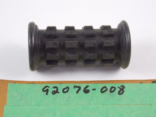 OEM KAWASAKI 1969-76 G3-5/H17/F5-9/S2/KH500/KV100 RUBBER REAR FOOTREST 92076-008 - MotoRaider