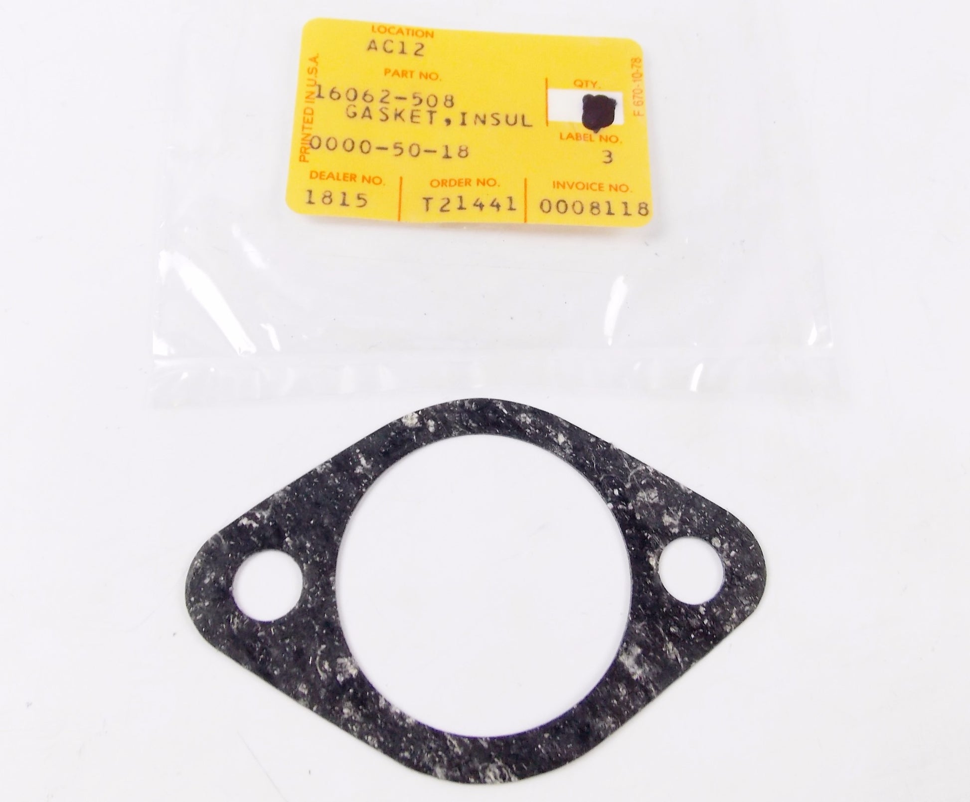OEM KAWASAKI 1987-1988-1989-1990 JS300 JS440 JS550 INSULATOR GASKET 16062-508 - MotoRaider