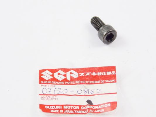 NOS OEM SUZUKI 1987-2000 GS GSX DR VS VZ VL LS LT SV BOLT M8x16 07130-08163 - MotoRaider